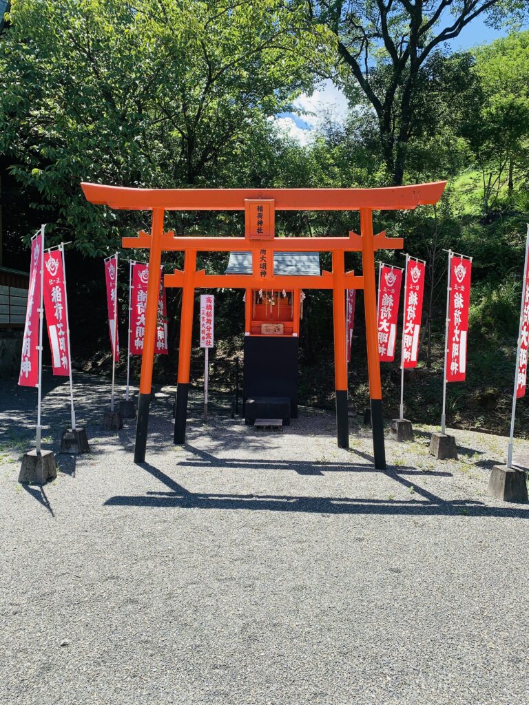 赤い鳥居の写真