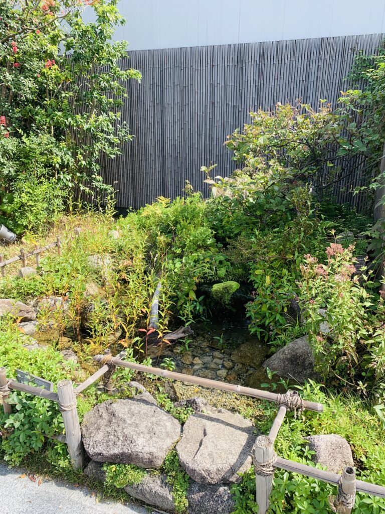 博多駅屋上の庭園